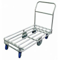 Logistique pliable 6 roues Cart d&#39;entrepôt